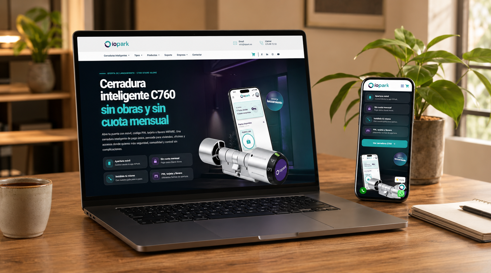 Proyecto de diseño web responsive realizado por Sevintel en Sevilla
